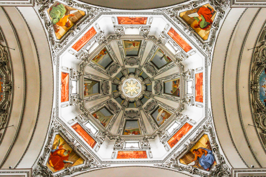 Salzburg Cathedral ceiling