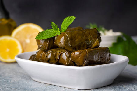 Dolma on a plate