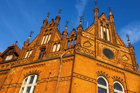 Antigua fachada en Bydgoszcz