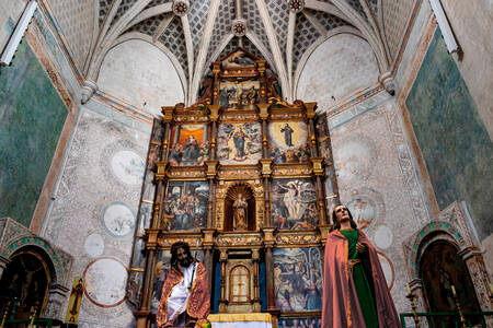 Oltár v kláštore San Juan Bautista