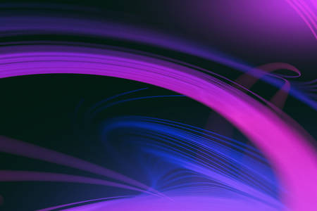 Abstracție 3D: Reflecție violetă