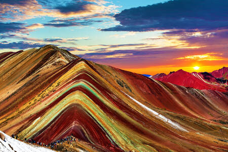 Vinicunca-Berg