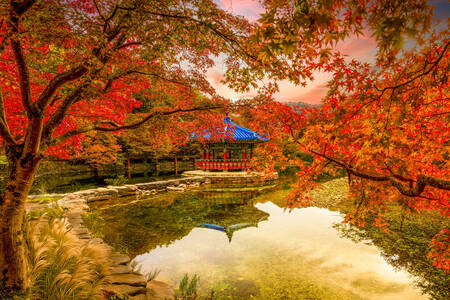 内蔵山国立公園のウファジョン亭