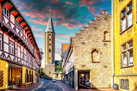 Street architecture of Goslar