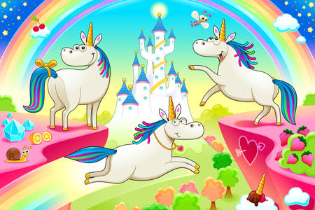 Funny unicorns