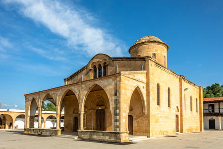 Vesnický kostel v Agios Mamas
