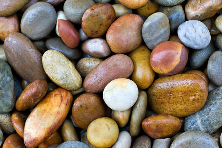 Pedras coloridas