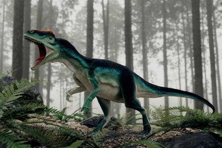 Predatory Allosaurus