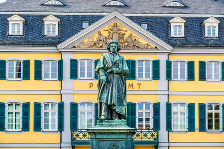 Beethoven emlékműve Bonnban
