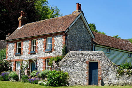 Angol vidéki stílusú ház