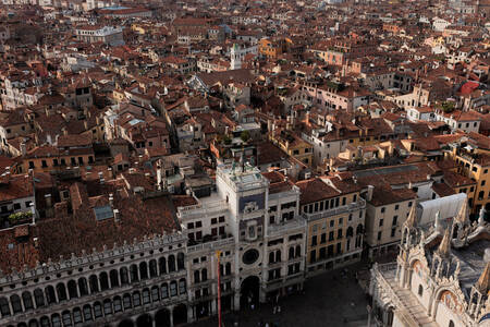 Roofs of houses in Venice