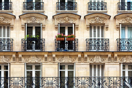 Balcons parisiens