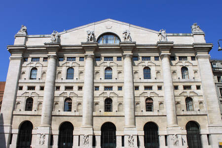 La Borsa Italiana a Milano