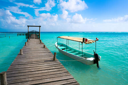 Pier in Costa Maya