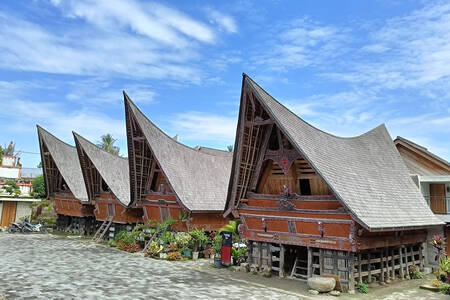 Traditional Batak housing