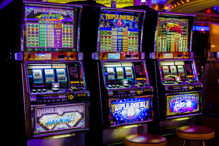 Máquinas tragamonedas de casino