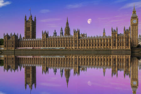 The Palace of Westminster in London