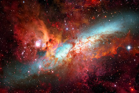 Melkwegstelsels in de diepe ruimte