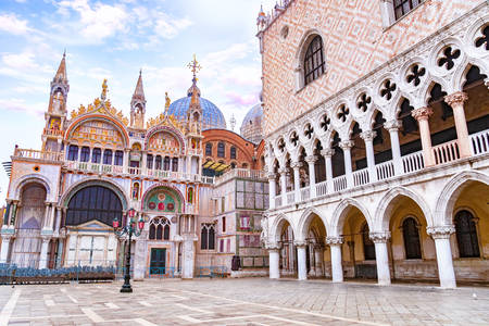 Kathedraal van San Marco en het Dogenpaleis