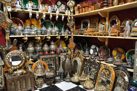 Souvenirladen in Marrakesch