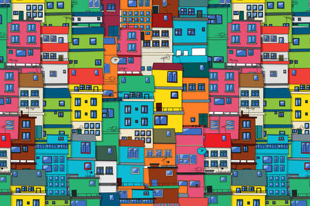 Разноцветные дома