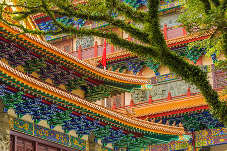 Po Ling Manastırı Mimarisi