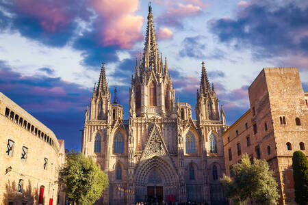 Катедралата на Светия кръст и Света Евлалия в Барселона