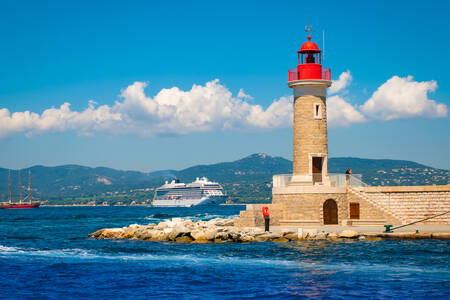 Lighthouse in Saint Tropez