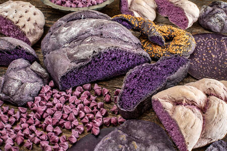 Purple bread