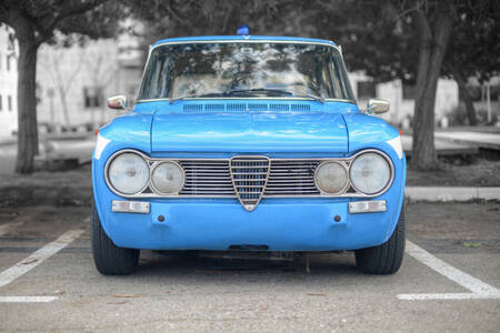 Altes italienisches Polizeiauto