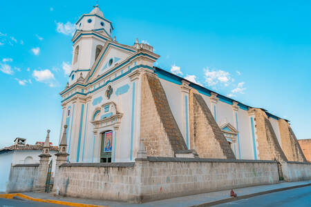 Klooster in de stad Cajamarca