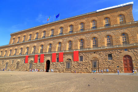 Hauptfassade des Palazzo Pitti