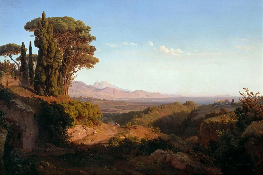 Ludwig Heinrich Theodor Gurlitt – Les monts Albains