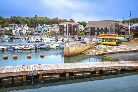 Manchester-by-the-Sea bådbro