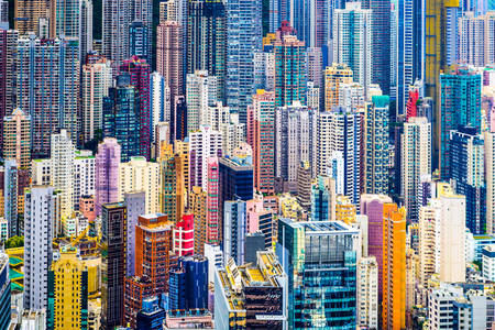Wolkenkrabbers van Hong Kong
