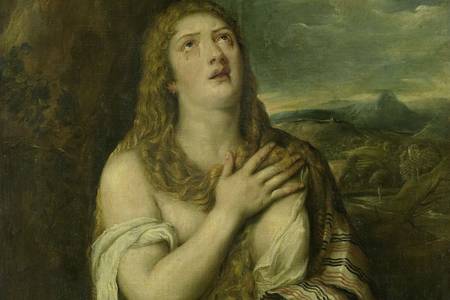 Tizian: "Büßende Maria Magdalena"