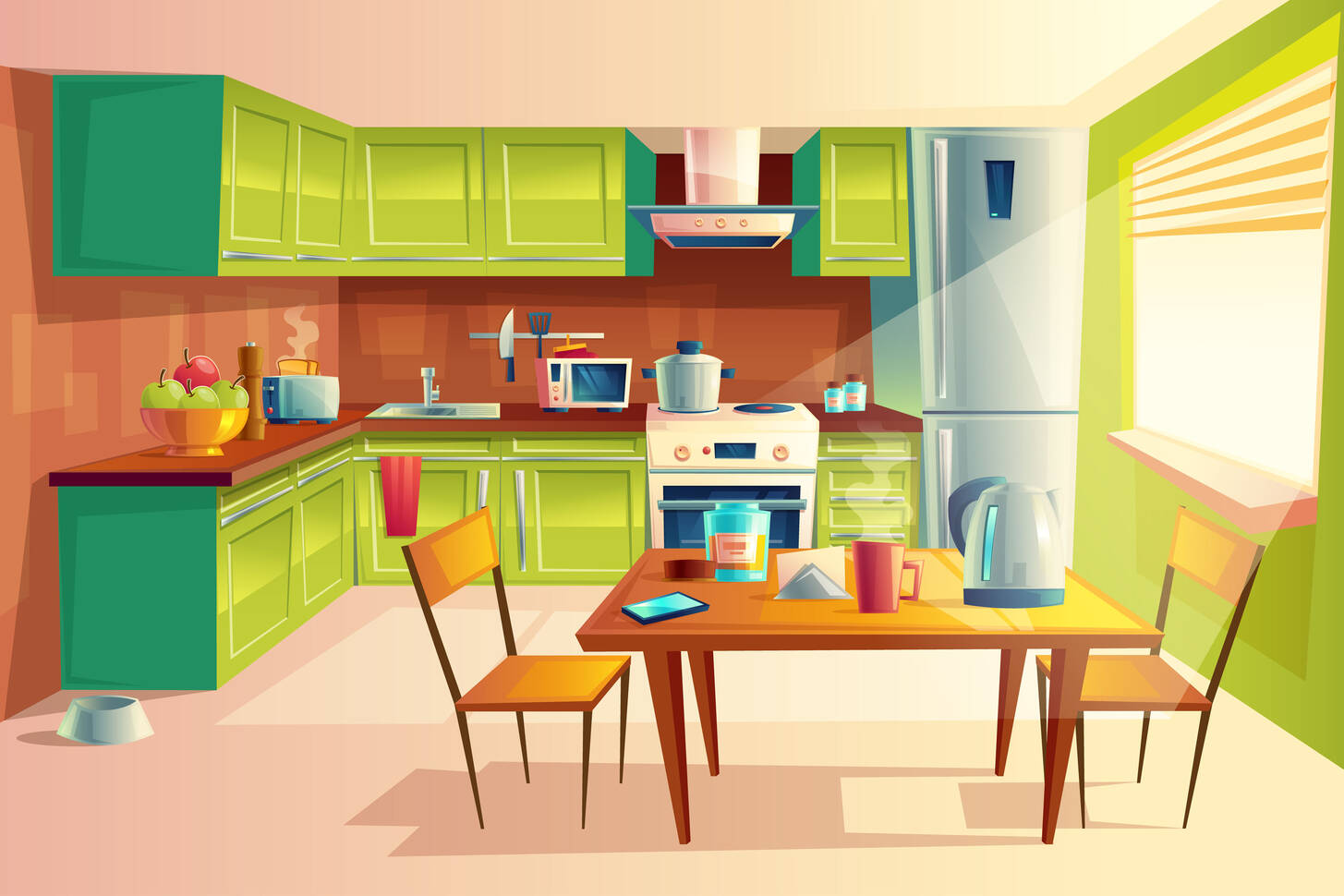 Кухня комната для детей