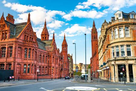 Historické budovy v Birminghame