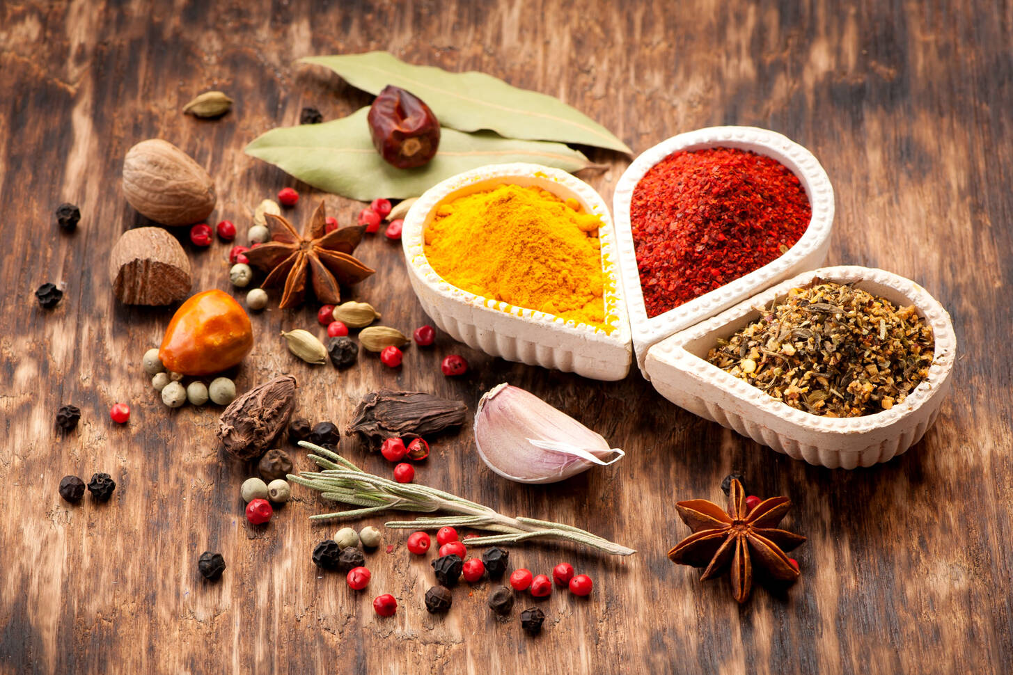 Spices in Bowl.