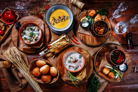 Traditional Ukrainian dishes