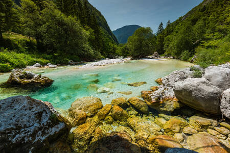 Soka-rivier, Slovenië