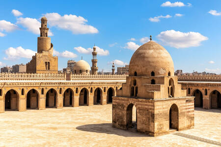 Blick auf die Ibn-Tulun-Moschee