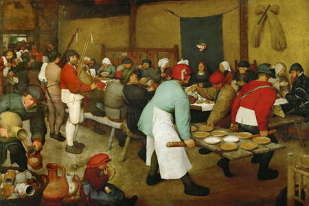 Pieter Bruegel el Viejo: "Boda campesina"