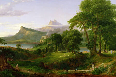 Thomas Cole: Put Carstva: Arkadija ili pastoral