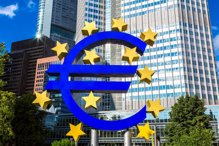 Europäische Zentralbank in Frankfurt