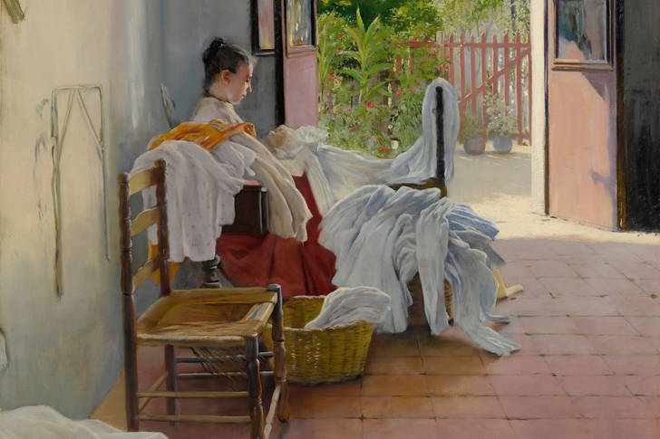 Santiago Ruzignol: Seamstress, Sitges