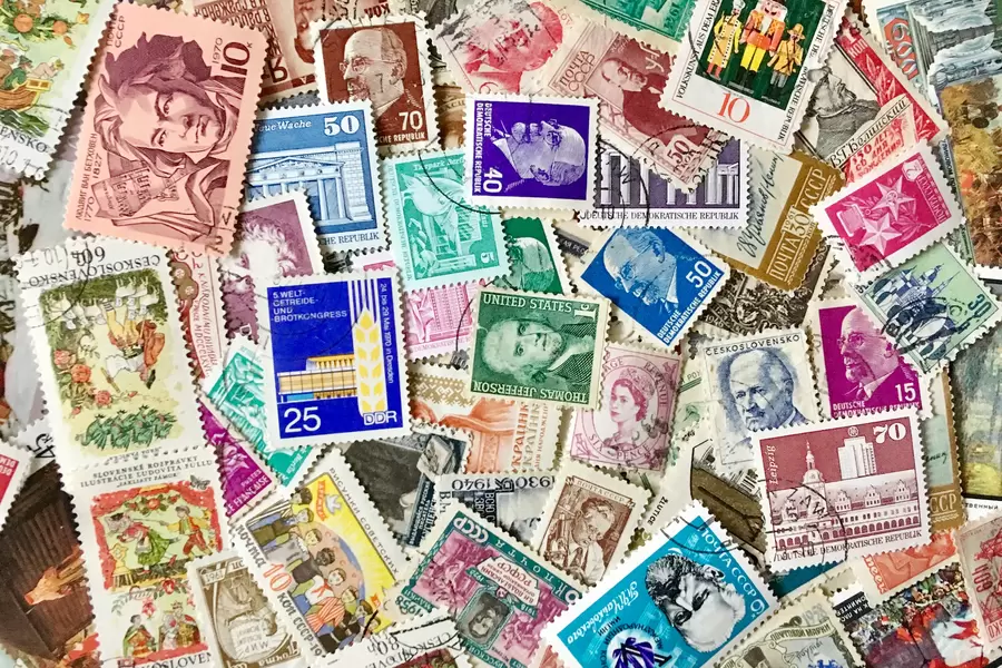 Various postage stamps