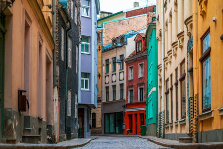 Clădiri colorate