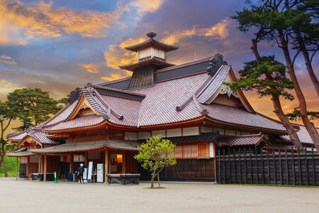 Japanse tempel in Hakodate