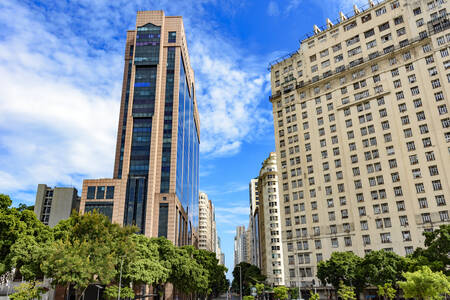 Buildings in downtown Rio de Janeiro